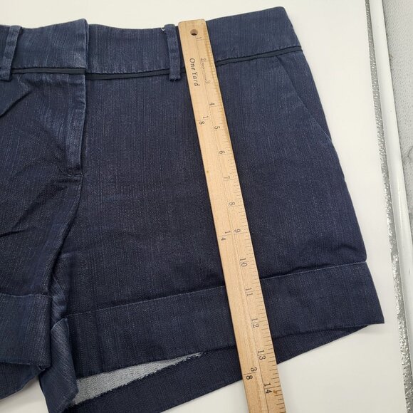 New York & Company 7th Ave Design Studio Women's SZ 8 Flat Front Chino Shorts - Picture 4 of 10